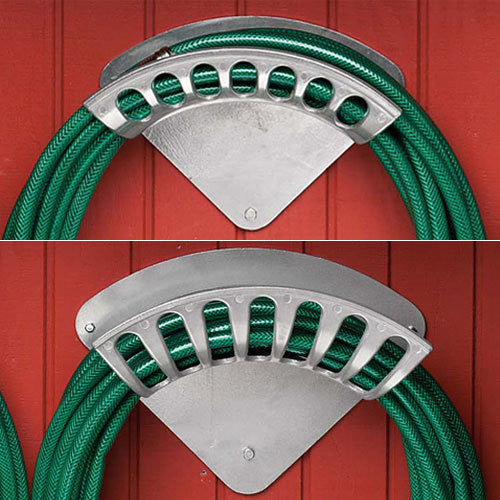 Cast Aluminum Hose Rack - 13" wide