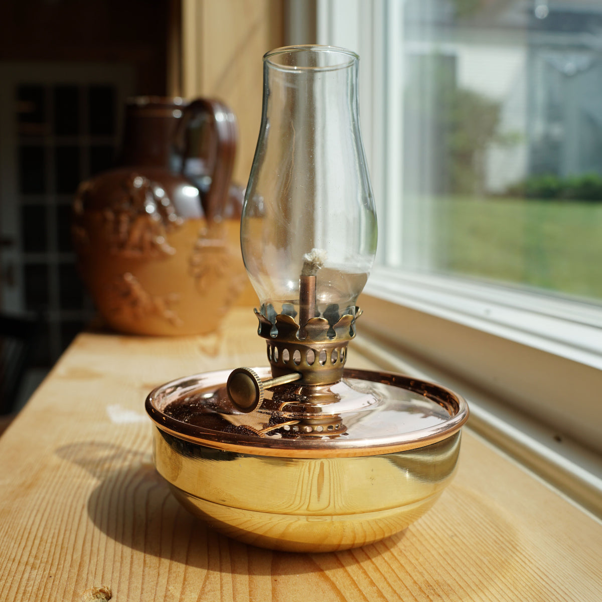 Large Naval Oil Lamp