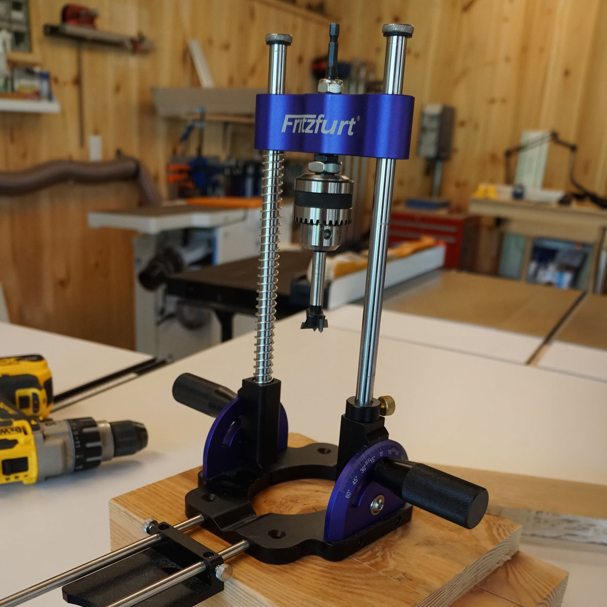 Pro-Grade Steel Drill Guide