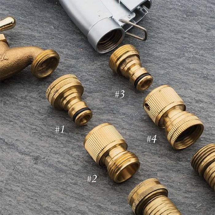 Hose End Connector #4 - (set of 3)