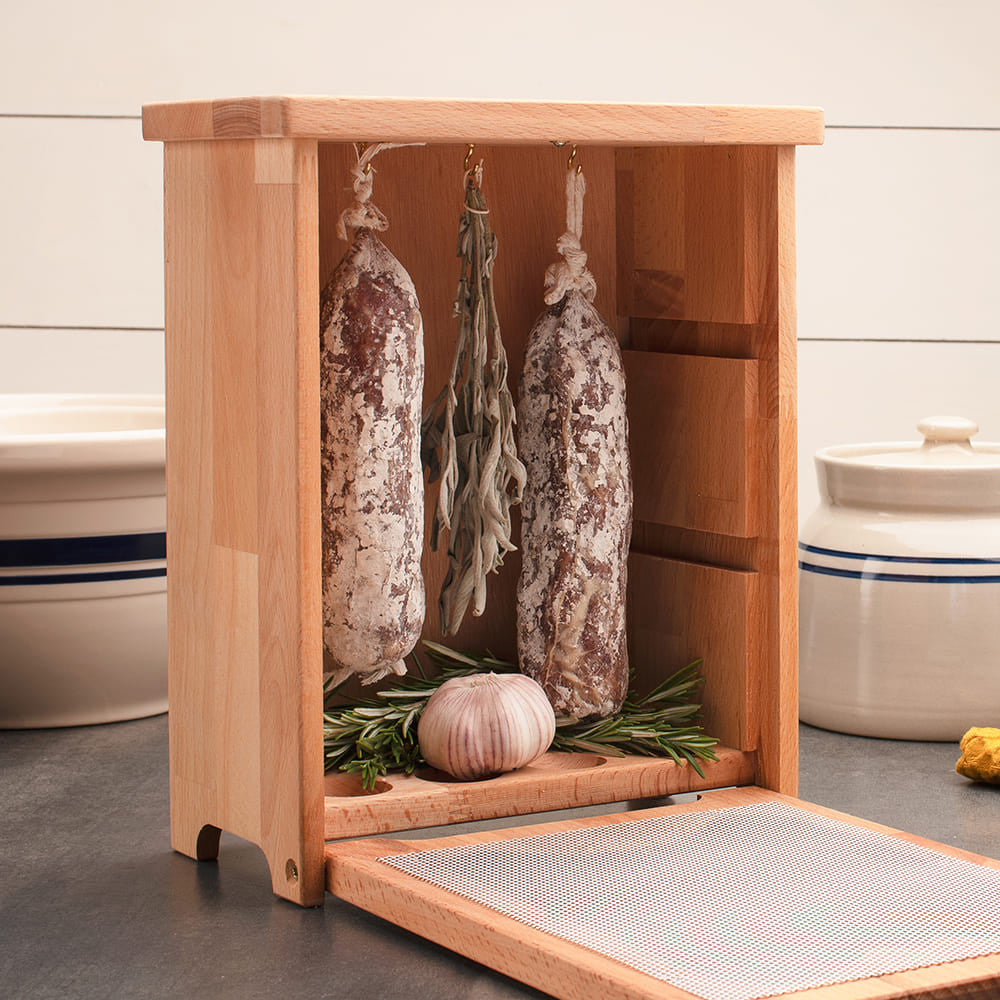 Traditional French Beechwood Food Storage