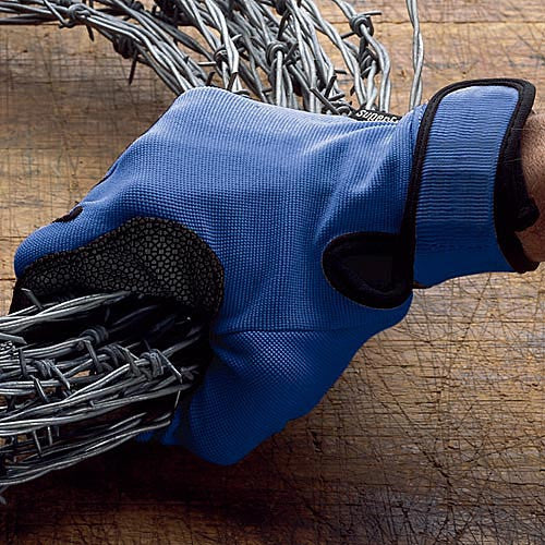 Blue Safety HD Work Gloves (med.)