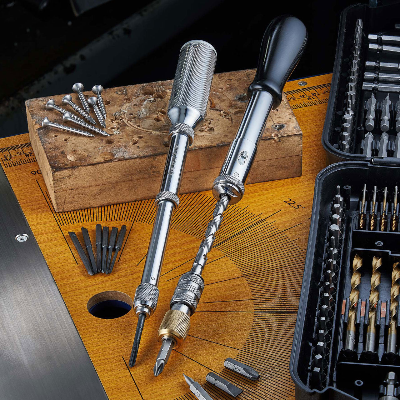 Yankee Push Drill & Screwdriver Set