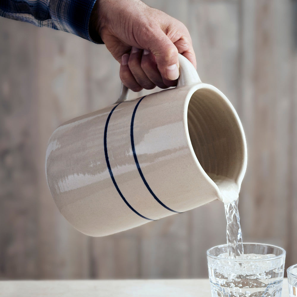 Stoneware Half Gallon Pitcher
