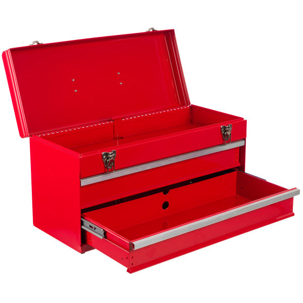 Heavy Duty 2-Drawer Steel Tool Box
