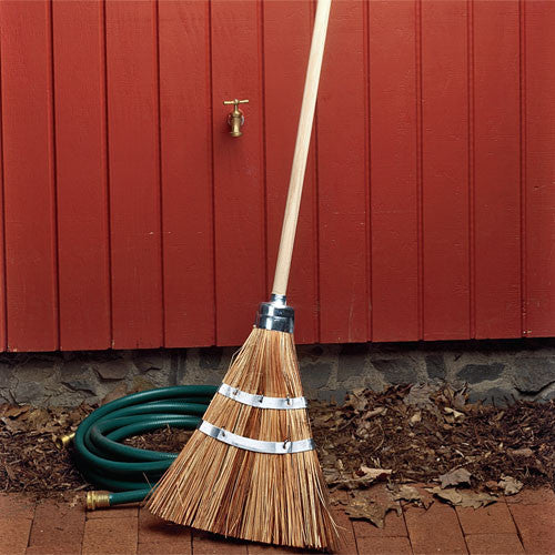 Two Long-Lasting Garden Brooms