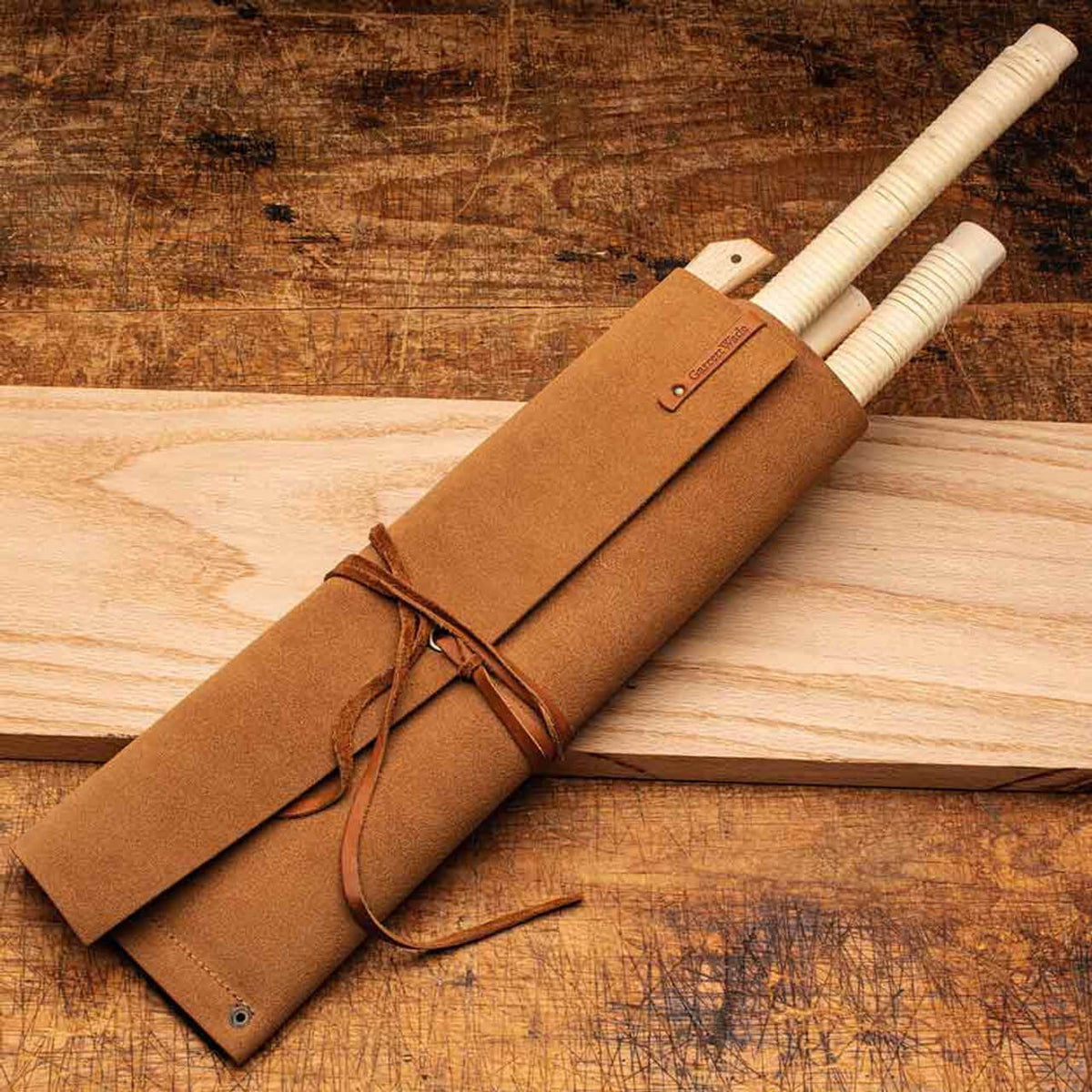 Suede Leather Ryoba Saw Case