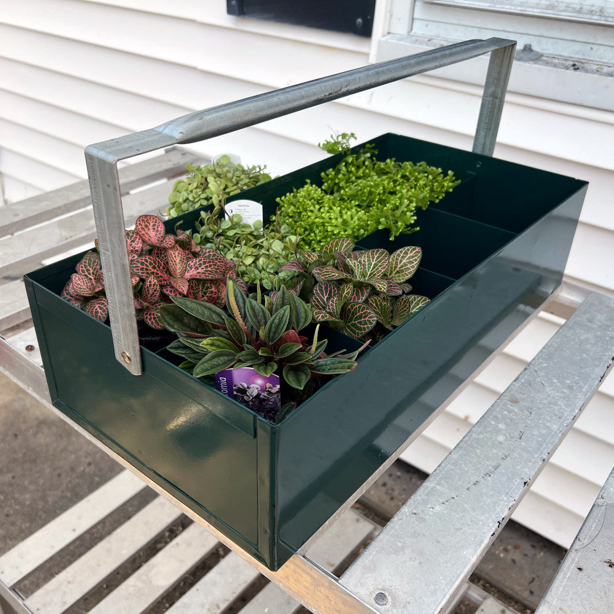 flower tool tote