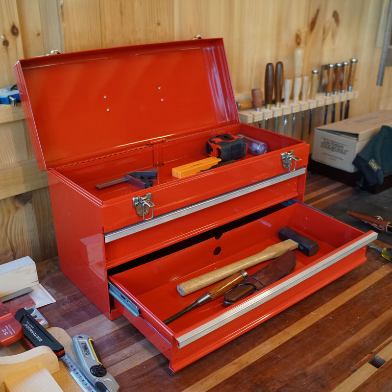 Heavy Duty 2-Drawer Steel Tool Box