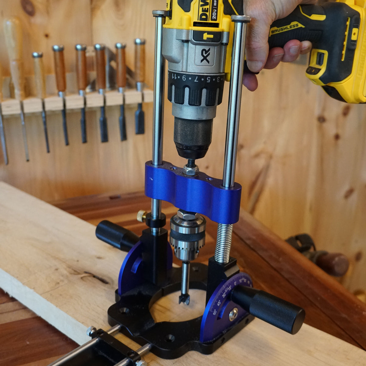 Pro-Grade Steel Drill Guide
