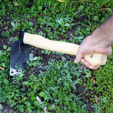 Short Handled Half Hoe