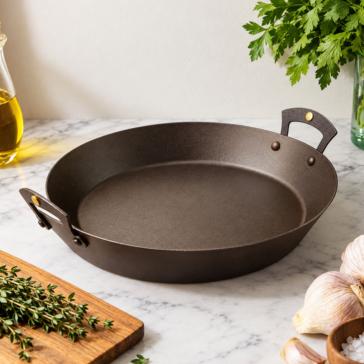 Netherton Spun Iron Prospector 11" Cooking Pan