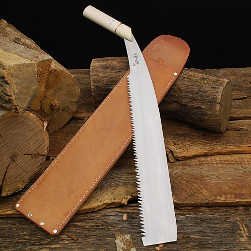 Japanese Log saw and USA Leather case