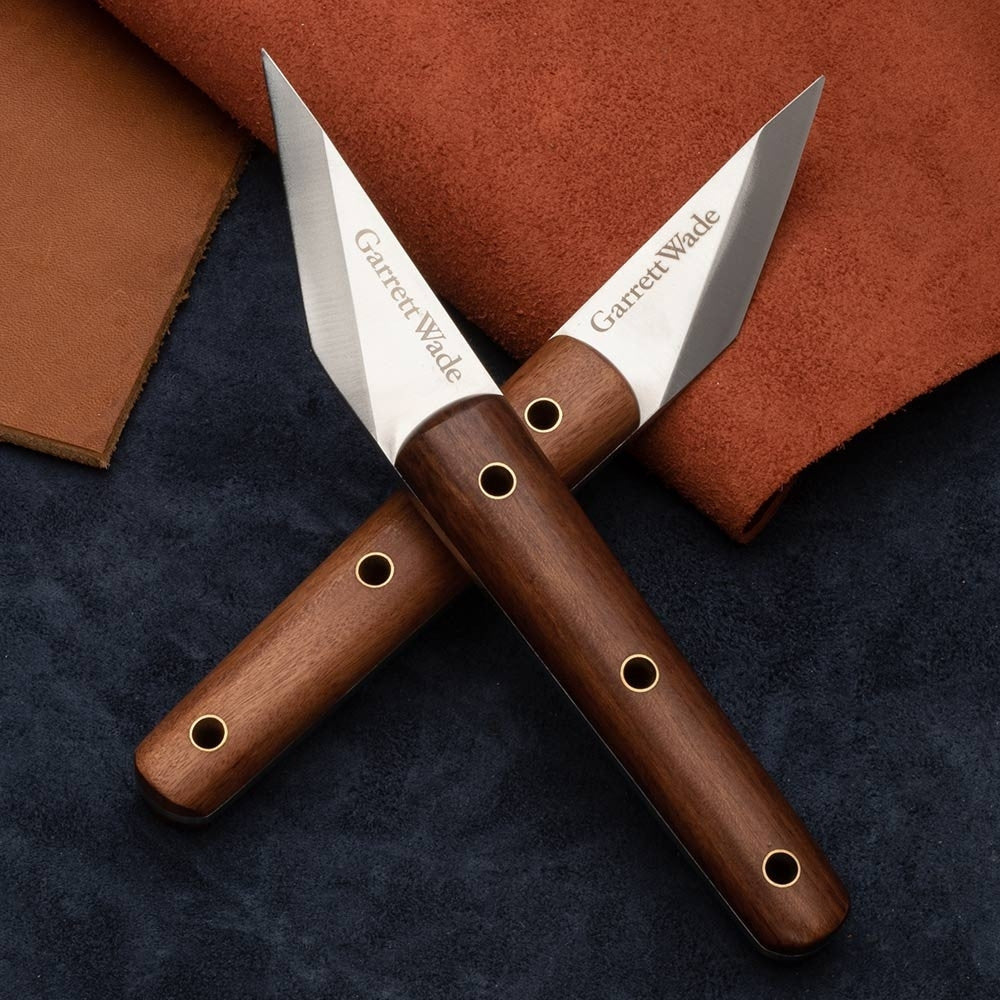 Left and Right Hand Leatherwork Crafting Knives