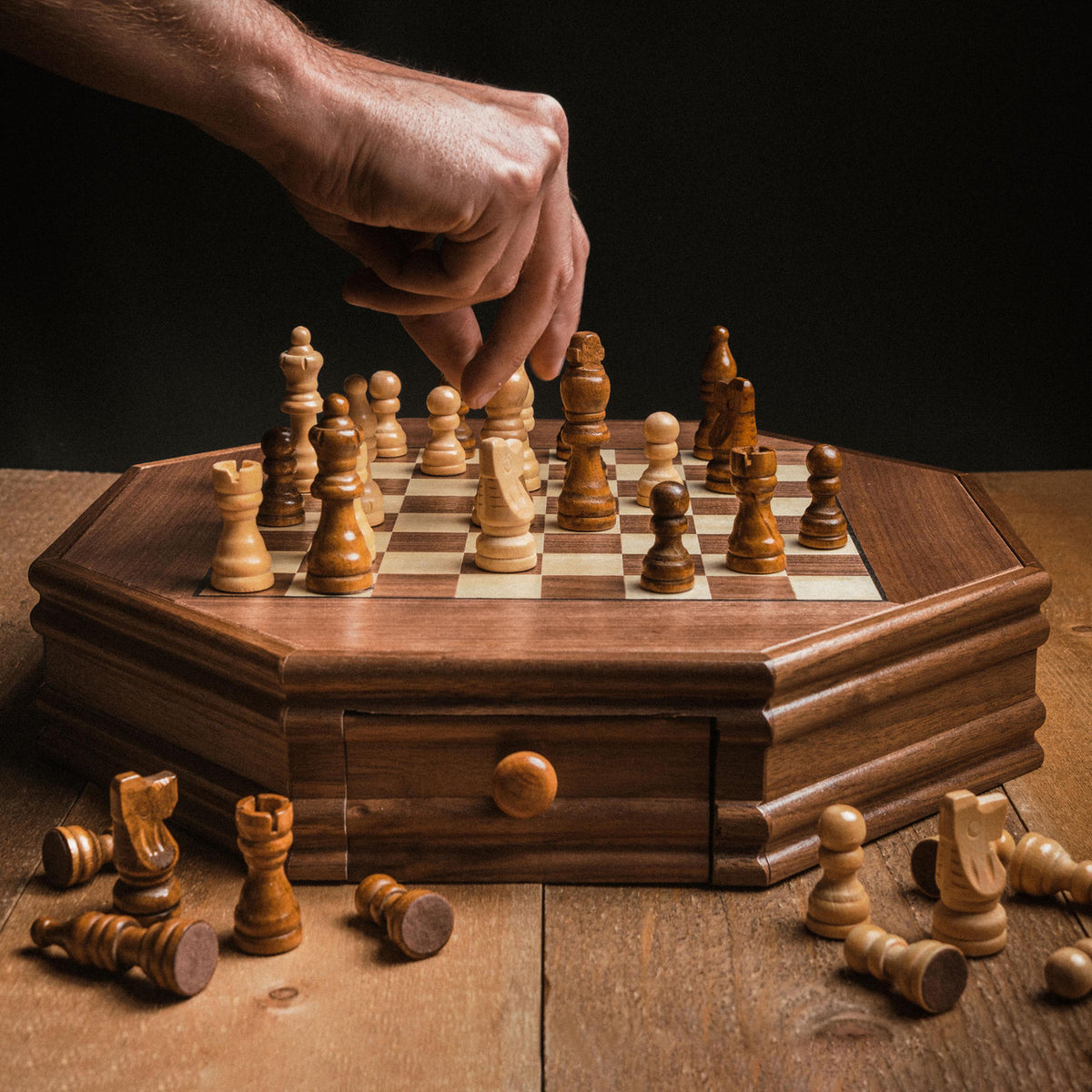 Octagonal Chess Set