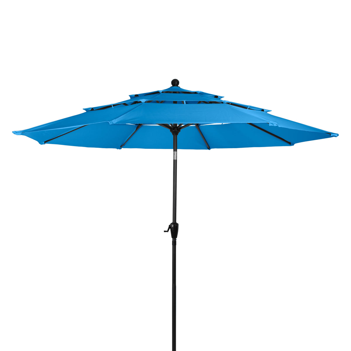 Triple Layer Patio Umbrella - Blue