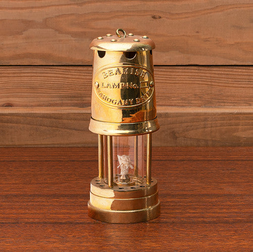 8" All Brass Oil Table Lamp