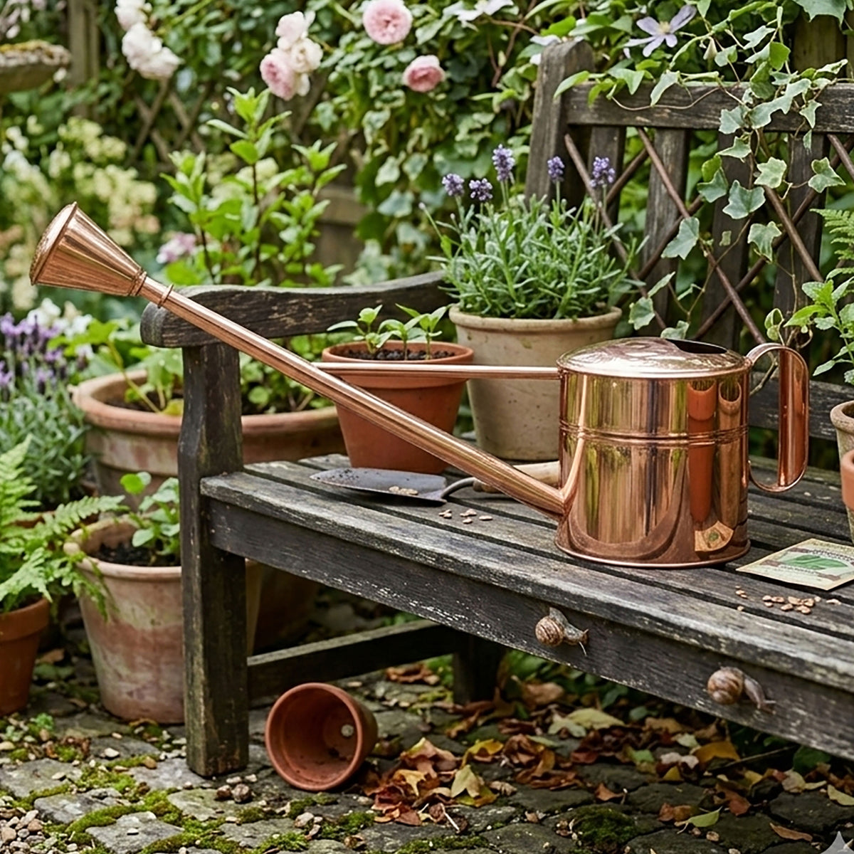 Solid Copper 3qt Watering Can