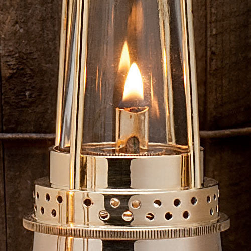 10" Mesh Miner's Oil Lamp