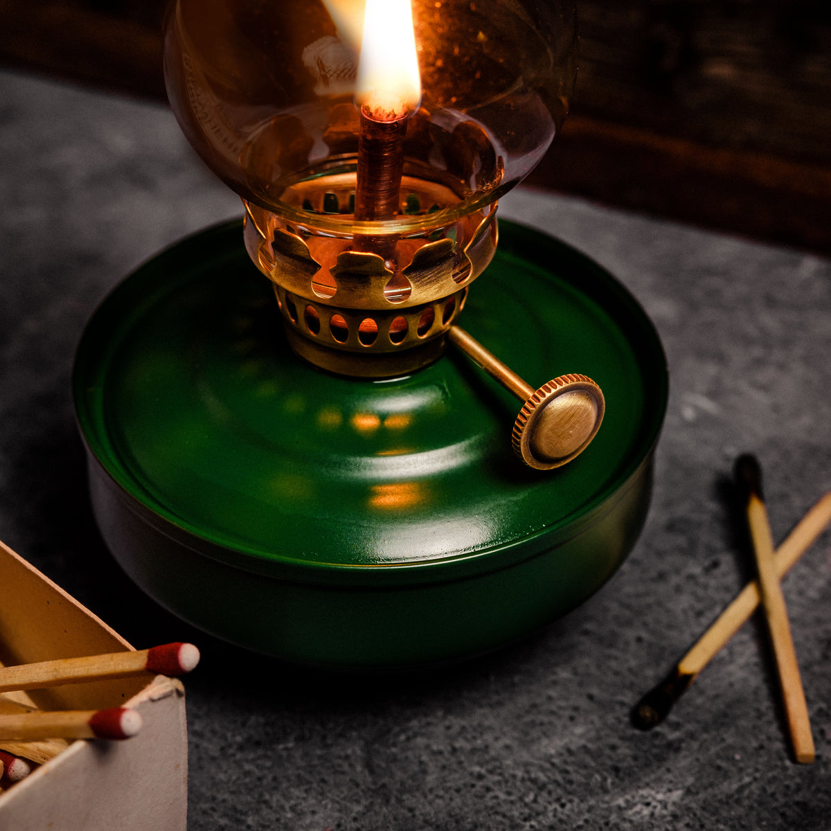 "Green Lantern" Naval Oil Lamp
