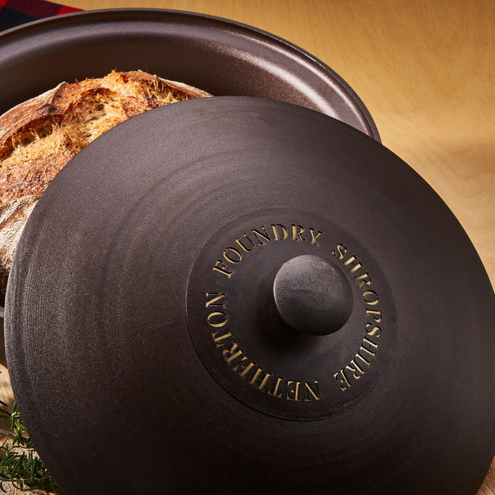 Hand Spun Iron Casserole Made In the UK