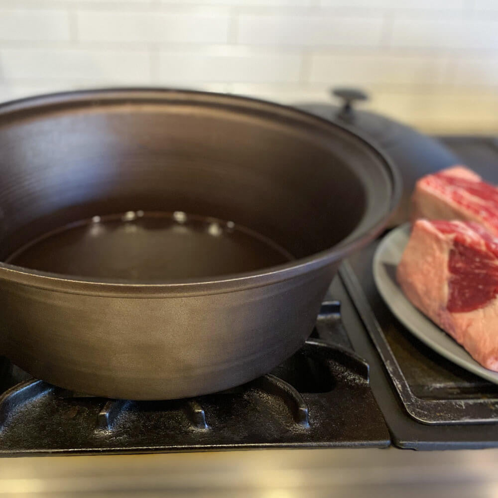 Hand Spun Iron Casserole Made In the UK