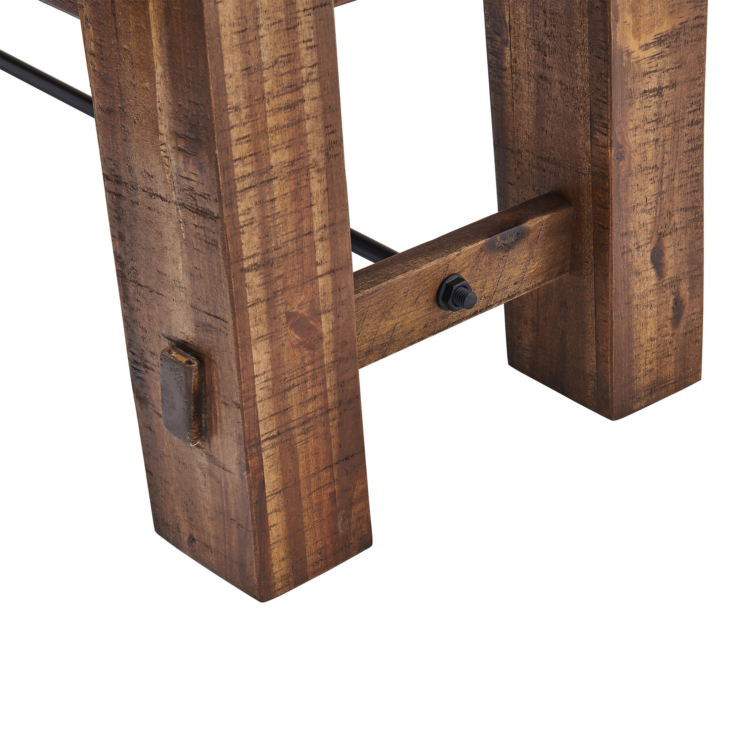 60 In. Industrial Style Entry Bench