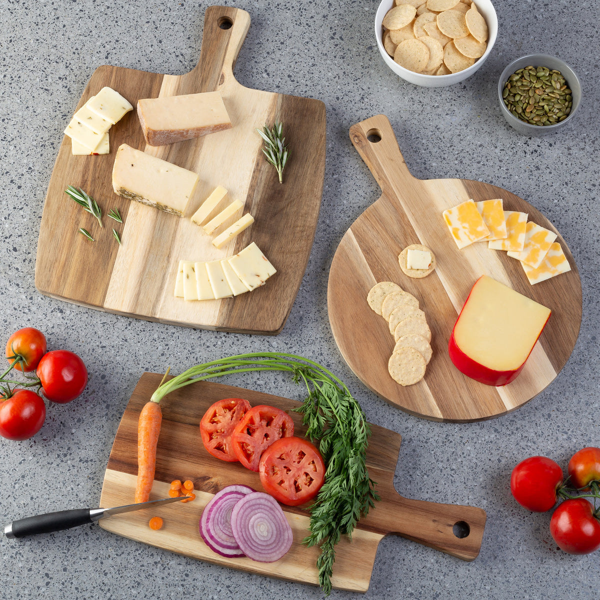 Classic Cuisine 3-Piece Cutting Board Set